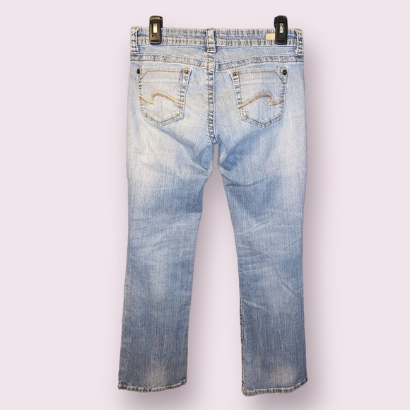 Underground Souls Low Rise Flare Stretch Jeans - size 7 - Picture 2 of 9